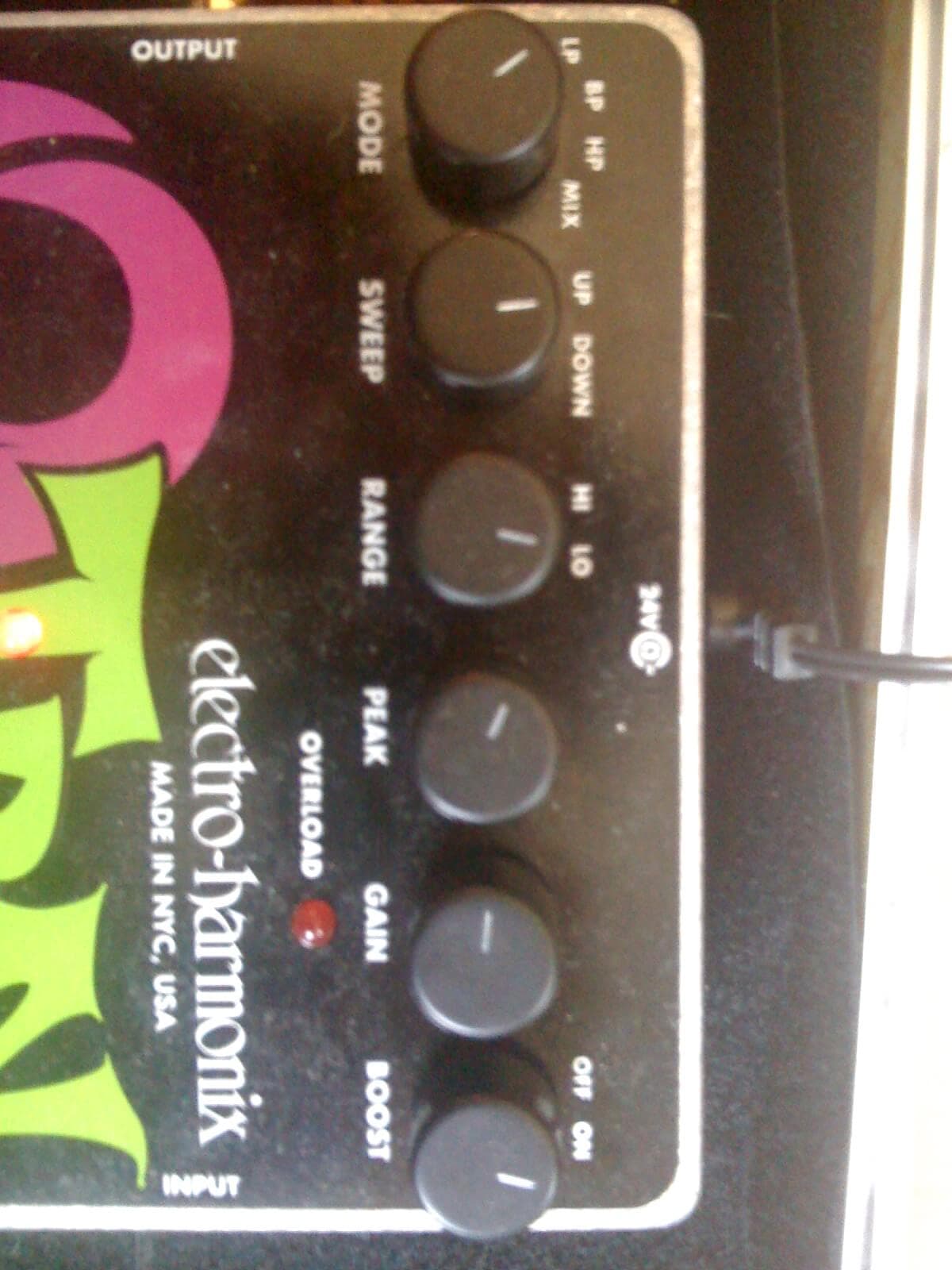Electro-Harmonix bass envelope filter pedal