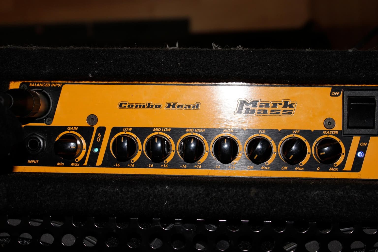 Markbass combo head amplifier